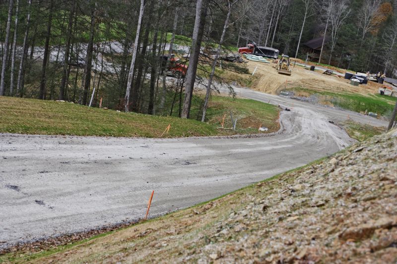 Gravel Parking Lot Grading